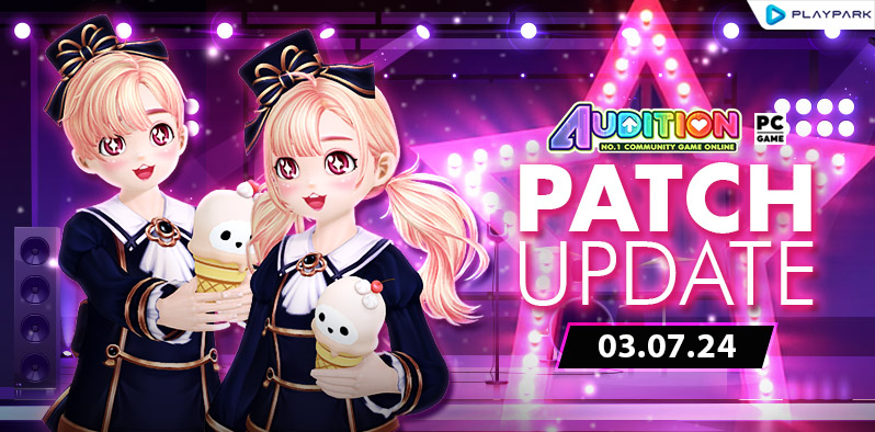 PATCH UPDATE 3 กรกฎาคม : เพลงใหม่, Dance Event, Mascot Salon และไอเทมใหม่!!  