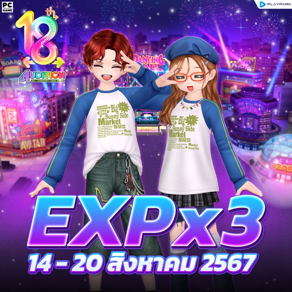 PATCH UPDATE 14 สิงหาคม : เพลงใหม่, Mini Shop, Personal information, EXPx3 และ Grand Sale!  