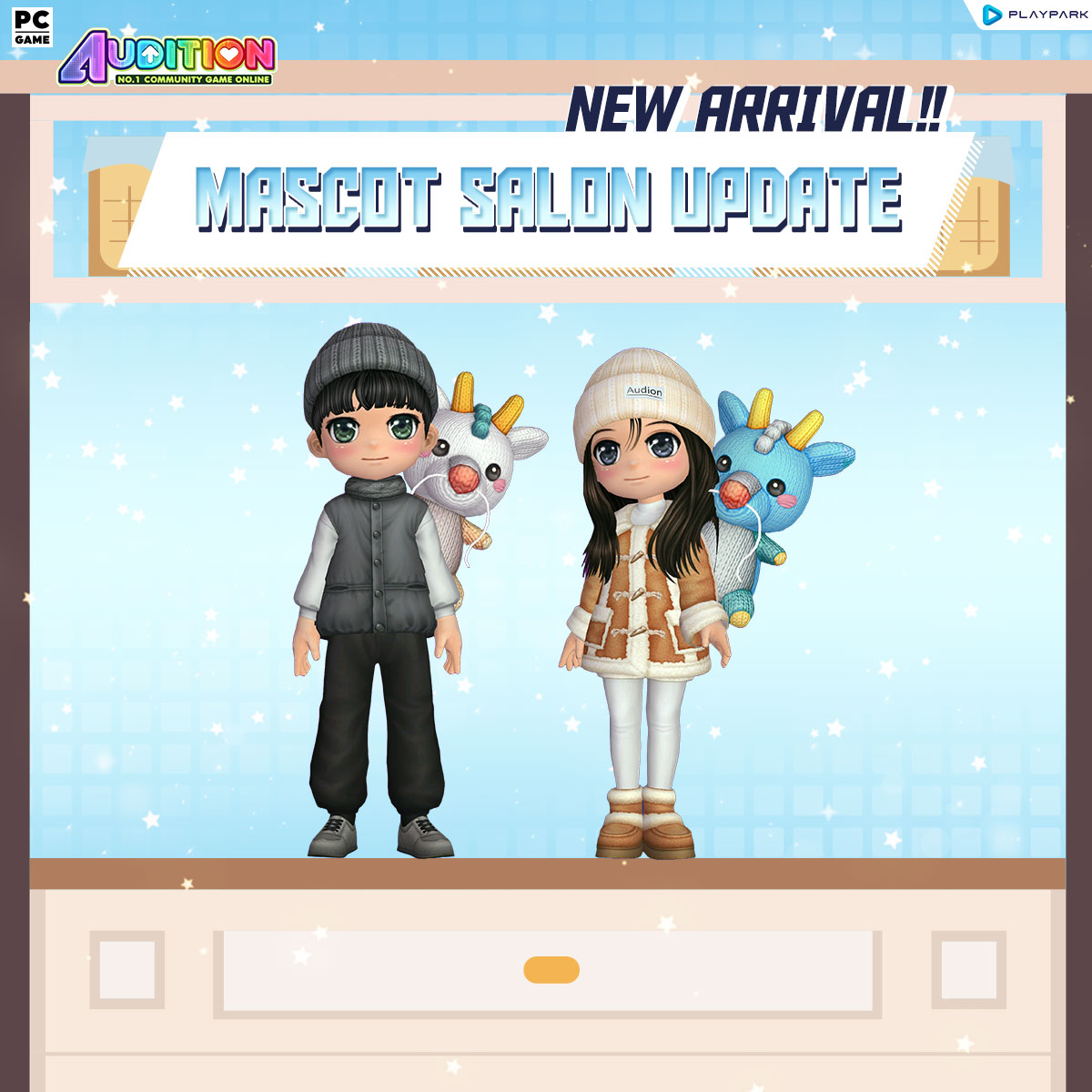 PATCH UPDATE 4 ธันวาคม :  เพลงใหม่, Mascot Salon, Ring Update และไอเทมใหม่!!  