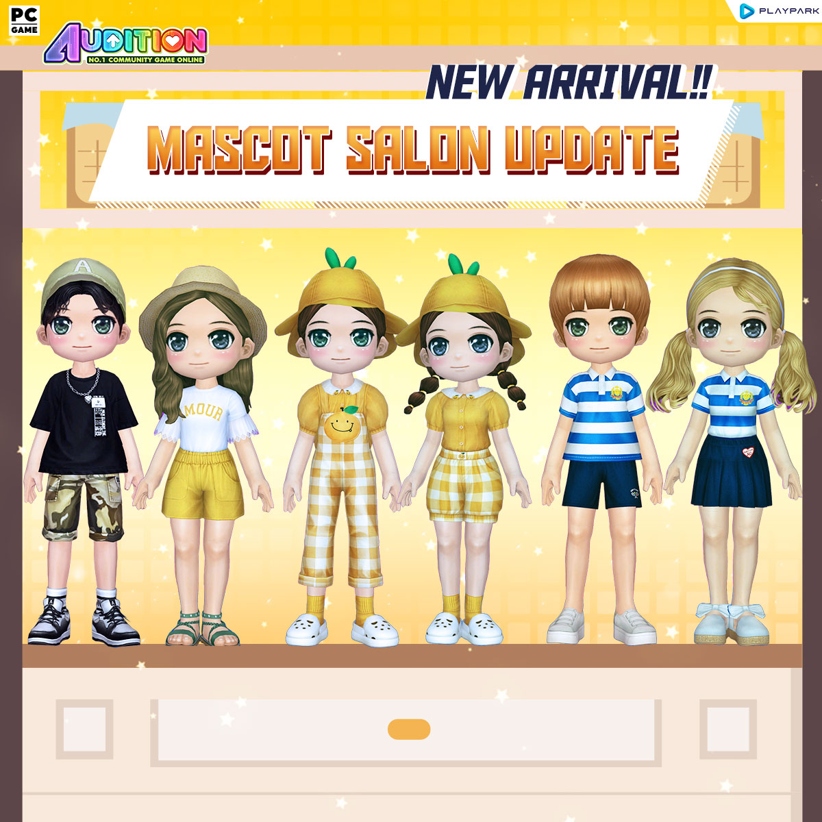 PATCH UPDATE 14 พฤษภาคม : เพลงใหม่, Mascot Salon และไอเทมใหม่!!  