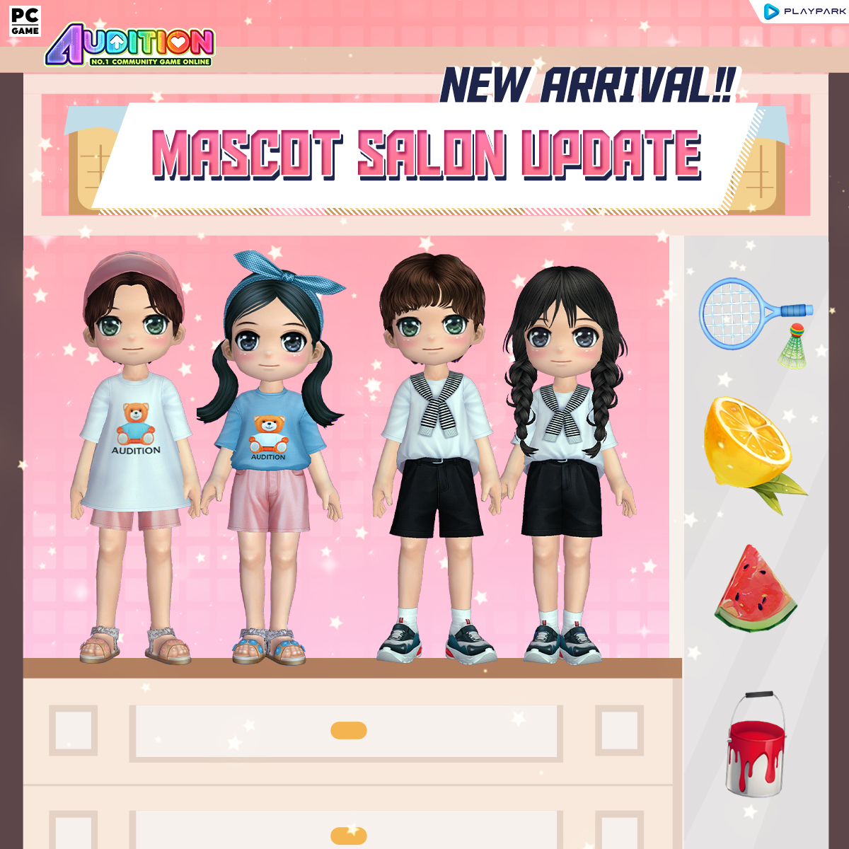 PATCH UPDATE 6 สิงหาคม : ฉลองเดือนเกิดด้วย 19th Anniversary Grand Sale​s พร้อมกับเพลงใหม่, Mascot Salon,  และไอเทมใหม่!!  