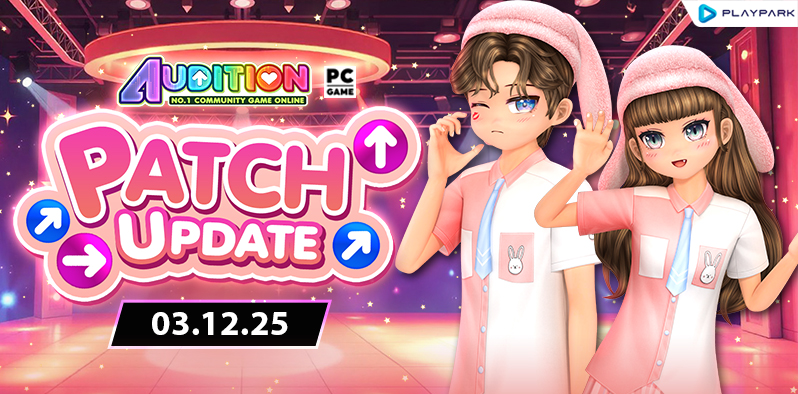 PATCH UPDATE 3 ธันวาคม : เพลงใหม่, Mascot Salon และไอเทมใหม่!!  
