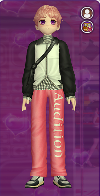 Gacha : Wink Round Pink Box  