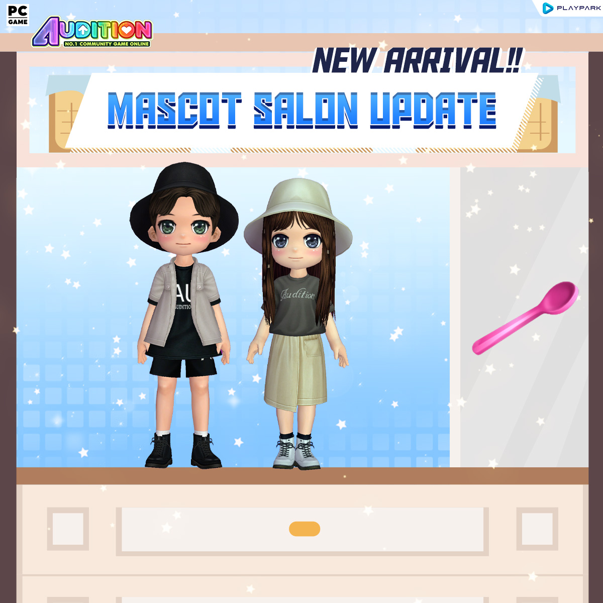 PATCH UPDATE 1 กรกฎาคม : พบกับไอเทมใหม่ และ Mascot Salon!  